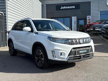SPOTICAR Suzuki Vitara 1.4 Boosterjet Mhev Sz5 Euro 6 (s/s) 5dr Used Car - Suv Hybrid White - Swindon - 1200640522_2