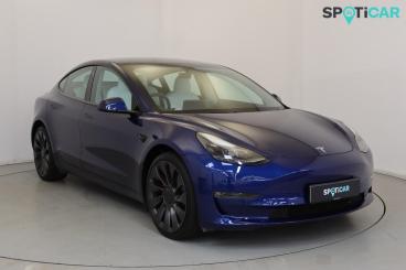SPOTICAR Tesla Model 3 (dual Motor) Performance Auto 4wde 4dr (performanc Used Car - Saloon Electric Blue - Wellingborough - 1200558562_1
