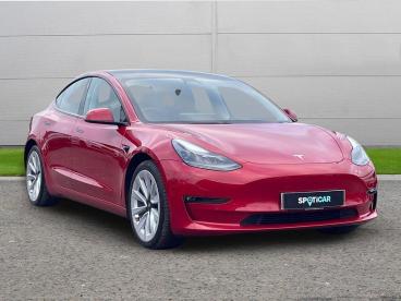 SPOTICAR Tesla Model 3 (dual Motor) Long Range Auto 4wde 4dr Used Car - Saloon Electric Red - Selby - 1200571510_1
