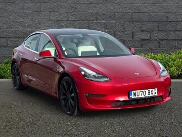SPOTICAR Tesla Model 3 (dual Motor) Performance Auto 4wde 4dr (performanc Used Car - Saloon Electric Red - Weymouth - 1200578347_1