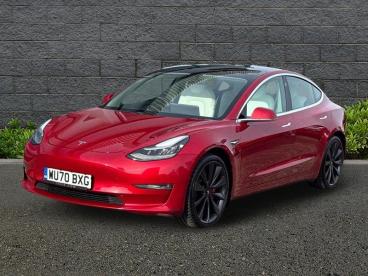 SPOTICAR Tesla Model 3 (dual Motor) Performance Auto 4wde 4dr (performanc Used Car - Saloon Electric Red - Weymouth - 1200578347_3