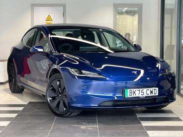 SPOTICAR Tesla Model 3 Auto Rwd 4dr Used Car - Saloon Electric Blue - Peterborough - 1200624025_1