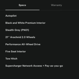 SPOTICAR Tesla Model Y (dual Motor) Performance Auto 4wde 5dr Used Car - Suv Electric Grey - Warwick - 1200600895_3