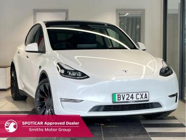 SPOTICAR Tesla Model Y (dual Motor) Performance Auto 4wde 5dr Used Car - Suv Electric White - Peterborough - 1200631807_1