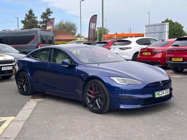 SPOTICAR Tesla Model S Models (tri Motor) Plaid Auto 4wde 5dr Used Car - Saloon Electric Blue - Cheltenham - 1200592434_1