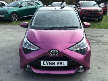 SPOTICAR Toyota Aygo 1.0 Vvt-i X-cite Euro 6 5dr Used Car - City Car Petrol Purple - Swansea - 1200552142_2