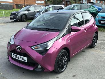 SPOTICAR Toyota Aygo 1.0 Vvt-i X-cite Euro 6 5dr Used Car - City Car Petrol Purple - Swansea - 1200552142_3