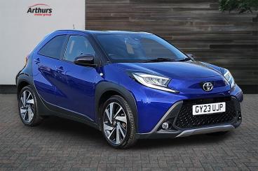 SPOTICAR Toyota Aygo 1.0 Vvt-i Exclusive Euro 6 (s/s) 5dr Used Car - City Car Petrol Blue - Newtown - 1200633303_1