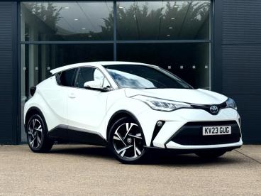 SPOTICAR Toyota C-hr 1.8 Vvt-h Design Cvt Euro 6 (s/s) 5dr Used Car - Suv Hybrid White - Bury St. Edmunds - 1200614447_1