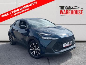 SPOTICAR Toyota C-hr 1.8 Vvt-h Design Cvt Euro 6 (s/s) 5dr Used Car - Suv Hybrid Blue - Bridgend - 1200630268_1
