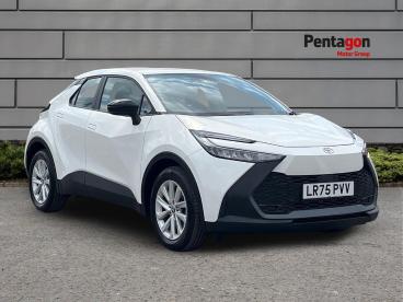 SPOTICAR Toyota C-hr 1.8 Vvt-h Icon Cvt Euro 6 (s/s) 5dr Used Car - Suv Hybrid White - Barnsley - 1200631574_1