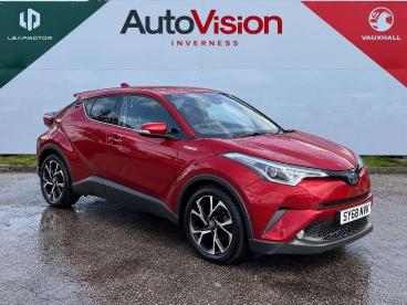 SPOTICAR Toyota C-hr 1.8 Vvt-h Design Cvt Euro 6 (s/s) 5dr Used Car - Suv Hybrid Red - Inverness - 1200641905_1