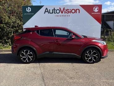 SPOTICAR Toyota C-hr 1.8 Vvt-h Design Cvt Euro 6 (s/s) 5dr Used Car - Suv Hybrid Red - Inverness - 1200641905_2
