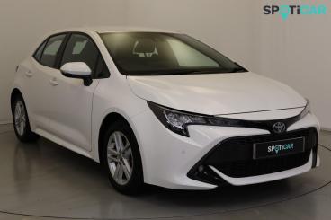 SPOTICAR Toyota Corolla 1.8 Vvt-h Icon Tech Cvt Euro 6 (s/s) 5dr Used Car - Saloon Hybrid White - Wellingborough - 1200547220_1