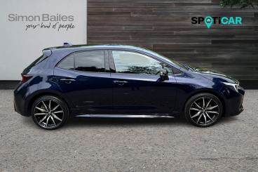 SPOTICAR Toyota Corolla 1.8 Vvt-h Gr Sport Cvt Euro 6 (s/s) 5dr Used Car - Saloon Hybrid Blue - Guisborough - 1200550831_3