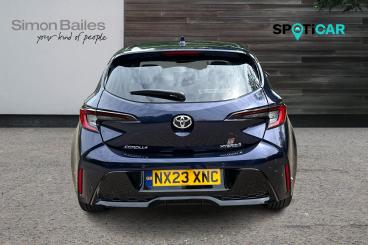 SPOTICAR Toyota Corolla 1.8 Vvt-h Gr Sport Cvt Euro 6 (s/s) 5dr Used Car - Saloon Hybrid Blue - Guisborough - 1200550831_4