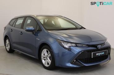 SPOTICAR Toyota Corolla 1.8 Vvt-h Icon Tech Touring Sports Cvt Euro 6 (s/s Used Car - Estate Hybrid Blue - Wellingborough - 1200558525_1