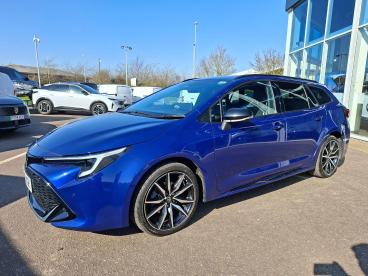 SPOTICAR Toyota Corolla 1.8 Vvt-h Gr Sport Touring Sports Cvt Euro 6 (s/s) Used Car - Estate Hybrid Blue - Boston - 1200583853_5