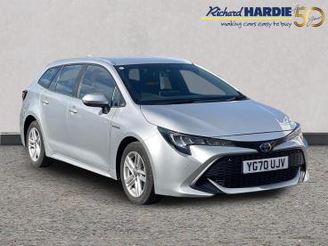 SPOTICAR Toyota Corolla 1.8 Vvt-h Icon Tech Touring Sports Cvt Euro 6 (s/s Used Car - Estate Hybrid Silver - Ashington - 1200605630_1