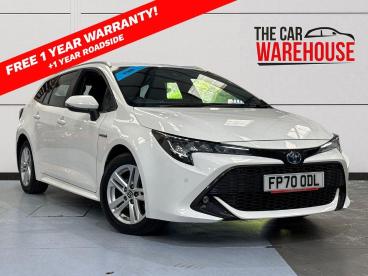 SPOTICAR Toyota Corolla 2.0 Vvt-i Hybrid Icon Tech 5dr Cvt Used Car - Estate Hybrid White - Swansea - 1200605693_1