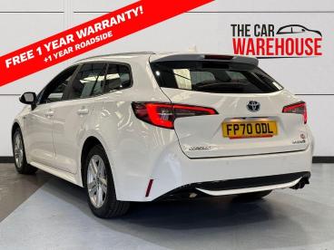 SPOTICAR Toyota Corolla 2.0 Vvt-i Hybrid Icon Tech 5dr Cvt Used Car - Estate Hybrid White - Swansea - 1200605693_2