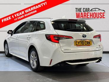 SPOTICAR Toyota Corolla 2.0 Vvt-i Hybrid Icon Tech 5dr Cvt Used Car - Estate Hybrid White - Swansea - 1200605694_2