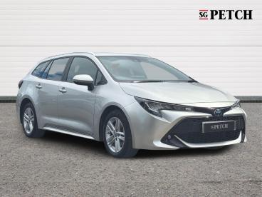 SPOTICAR Toyota Corolla 1.8 Vvt-h Icon Tech Touring Sports Cvt Euro 6 (s/s Used Car - Estate Hybrid Silver - Darlington - 1200607454_1