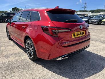 SPOTICAR Toyota Corolla 1.8 Vvt-h Design Touring Sports Cvt Euro 6 (s/s) 5 Used Car - Estate Hybrid Red - Pontypridd - 1200614695_5
