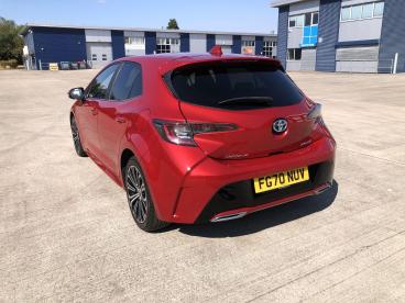 SPOTICAR Toyota Corolla 2.0 Vvt-h Design Cvt Euro 6 (s/s) 5dr Used Car - Saloon Hybrid Red - Bridgend - 1200620322_5