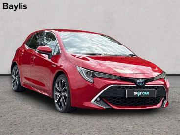SPOTICAR Toyota Corolla 1.8 Vvt-h Excel Cvt Euro 6 (s/s) 5dr Used Car - Saloon Hybrid Red - Cirencester - 1200621450_1