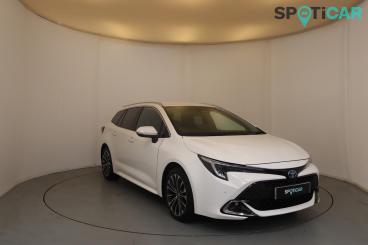 SPOTICAR Toyota Corolla 1.8 Vvt-h Design Touring Sports Cvt Euro 6 (s/s) 5 Used Car - Estate Hybrid White - Wellingborough - 1200630023_1