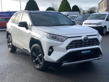 SPOTICAR Toyota Rav4 2.5 Vvt-h Dynamic Cvt 4wd Euro 6 (s/s) 5dr Used Car - Suv Hybrid White - Eglinton - 1200556219_5