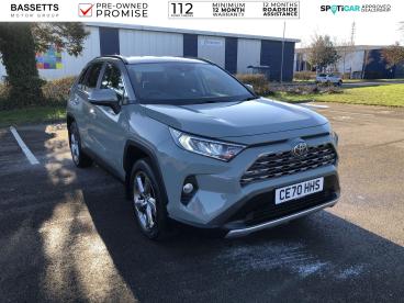 SPOTICAR Toyota Rav4 2.5 Vvt-h Design Cvt Euro 6 (s/s) 5dr Used Car - Suv Hybrid Green - Bridgend - 1200569519_1