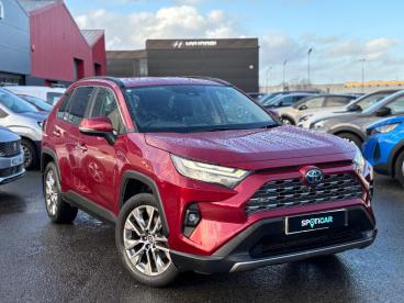 SPOTICAR Toyota Rav4 2.5 Vvt-h Excel Cvt Euro 6 (s/s) 5dr Used Car - Suv Hybrid Red - Eglinton - 1200578261_1