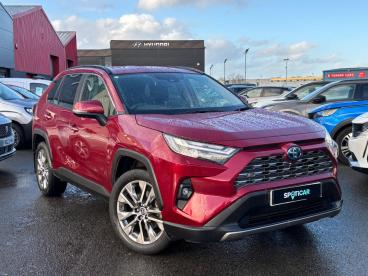 SPOTICAR Toyota Rav4 2.5 Vvt-h Excel Cvt Euro 6 (s/s) 5dr Used Car - Suv Hybrid Red - Eglinton - 1200578261_2