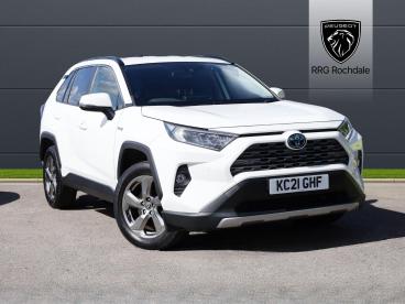 SPOTICAR Toyota Rav4 2.5 Vvt-h Design Cvt Euro 6 (s/s) 5dr Used Car - Suv Hybrid White - Rochdale - 1200593244_1