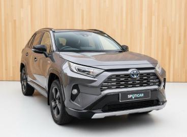 SPOTICAR Toyota Rav4 2.5 Vvt-h Dynamic Cvt Euro 6 (s/s) 5dr Used Car - Suv Hybrid Grey - Lichfield - 1200641232_1