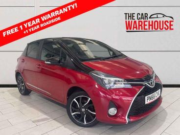 SPOTICAR Toyota Yaris 1.33 Vvt-i Design 5dr Used Car - City Car Petrol Red - Bridgend - 1200549660_1