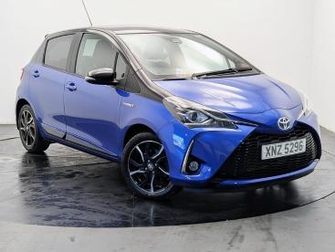 SPOTICAR Toyota Yaris 1.5 Vvt-h Blue Bi-tone E-cvt Euro 6 (s/s) 5dr Used Car - City Car Hybrid Blue - County Antrim - 1200578593_1