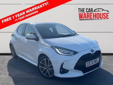 SPOTICAR Toyota Yaris 1.5 Vvt-h Excel E-cvt Euro 6 (s/s) 5dr Used Car - City Car Hybrid White - Bridgend - 1200603911_1