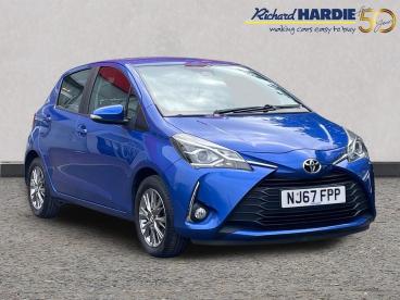 SPOTICAR Toyota Yaris 1.0 Vvt-i Icon Euro 6 5dr Used Car - City Car Petrol Blue - Ashington - 1200605190_1