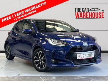 SPOTICAR Toyota Yaris 1.5 Vvt-h Design E-cvt Euro 6 (s/s) 5dr Used Car - City Car Hybrid Blue - Swansea - 1200613173_1