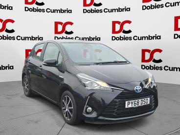 SPOTICAR Toyota Yaris 1.5 Vvt-h Icon Tech E-cvt Euro 6 (s/s) 5dr Used Car - City Car Hybrid Black - Workington - 1200623015_1