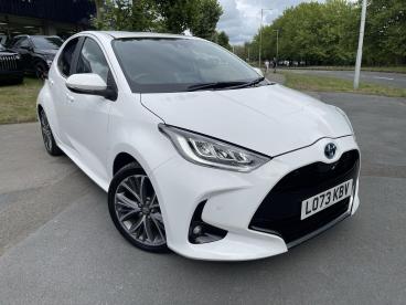 SPOTICAR Toyota Yaris 1.5 Vvt-h Excel E-cvt Euro 6 (s/s) 5dr Used Car - City Car Hybrid White - Swansea - 1200631170_1