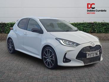 SPOTICAR Toyota Yaris 1.5 Vvt-h Gr Sport E-cvt Euro 6 (s/s) 5dr Used Car - City Car Hybrid White - Workington - 1200644383_1