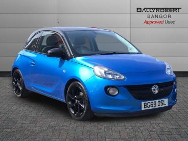 SPOTICAR Vauxhall Adam 1.2i Griffin Euro 6 3dr Used Car - City Car Petrol Blue - Bangor - 1200603475_1