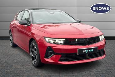 SPOTICAR Vauxhall Astra 1.2 Turbo Ultimate Euro 6 (s/s) 5dr Used Car - Saloon Petrol Red - Eastleigh - 1200550686_1