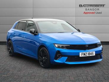 SPOTICAR Vauxhall Astra 1.2 Turbo Gs Euro 6 (s/s) 5dr Used Car - Saloon Petrol Blue - Bangor - 1200555535_1