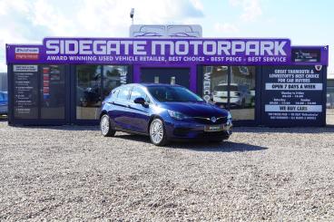 SPOTICAR Vauxhall Astra 1.2 Turbo Elite Nav Euro 6 (s/s) 5dr Used Car - Saloon Petrol Blue - Great Yarmouth - 1200609883_1