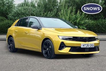 SPOTICAR Vauxhall Astra 1.2 Turbo Gs Euro 6 (s/s) 5dr Used Car - Saloon Petrol Yellow - Portsmouth - 1200612483_1